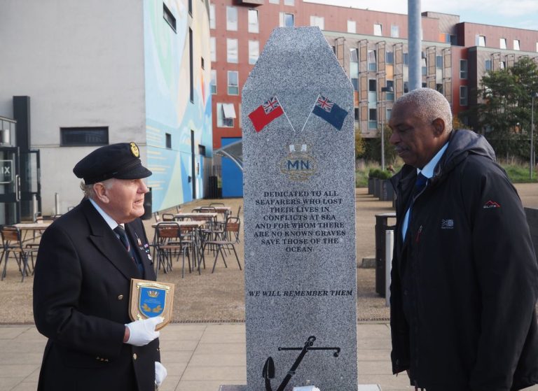 BDF Lt Colonel David Clarke accepts Shield